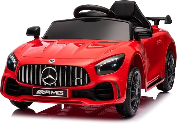 Licensed Mercedes-Benz AMG GTR 12V Kids Ride-On Car with Parent Remote Control