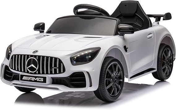 Licensed Mercedes-Benz AMG GTR 12V Kids Ride-On Car with Parent Remote Control